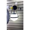 Image 3 : PAIR OF SAVOIE HOUSE POLSON SINGLE LIGHT WALL SCONCE. MATTE BLACK, OPAL ETCHED GLASS. RETAIL $1050