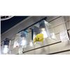 Image 2 : PAIR OF LIVING DISTRICT MERRICK 2 LIGHT VANITY. BLACK, CLEAR GLASS.