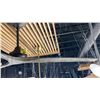 Image 1 : 84" MATTE GREIGE WEATHERED BLADES CEILING FAN. REMOTE.