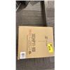 Image 2 : Z-LITE HARPER SINGLE LIGHT PENDANT. MATTE BLACK, CLEAR GLASS IN BOX