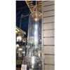 Image 3 : 2 WALL SCONCES. ONE OPAQUE, ONE SEEDED GLASS