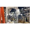 Image 1 : SONNET 6 LIGHT CHANDELIER. MATTE BLACK. 29"D
