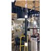 Image 1 : GROUP OF 3 PENDANT LIGHTS. FLUTE, LED. BLACK