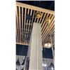 Image 2 : GROUP OF 4 GOLD PENDANT LAMPS. 3 IN BOX. 8"D. RETAIL $1040