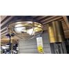 Image 1 : PAIR OF SEAPORT 2 LIGHT FLUSH MOUNT BRUSH CHAMPAGNE BRASS. ONE IN BOX PLUS ALGAR LED