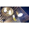 Image 2 : PAIR OF SEAPORT 2 LIGHT FLUSH MOUNT BRUSH CHAMPAGNE BRASS. ONE IN BOX PLUS ALGAR LED