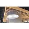 Image 1 : SERCA 3 LIGHT FLUSH MOUNT. BRUSHED NATURAL BRASS. RETAIL $410