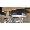 Image 3 : GROUP OF 3 FLUSH MOUNT LIGHTS. 2 ARE JAX 3 LIGHT FLUSH MOUNT MATTE BLACK-1 IN BOX, & BLACK