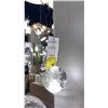 Image 1 : PAIR OF BETHEL, CLEAR GLASS BALL MINI PENDANT. LED. RETAIL $480. ONE IN BOX