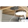 Image 4 : GROUP OF 4 FLUSH MOUNT CEILING LIGHTS. BRUSHED NICKEL. ONE IS IN BOX. RETAIL $500