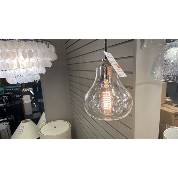 GROUP OF 5 PENDANT LIGHTS. VARIOUS STYLES. RETAIL $1200