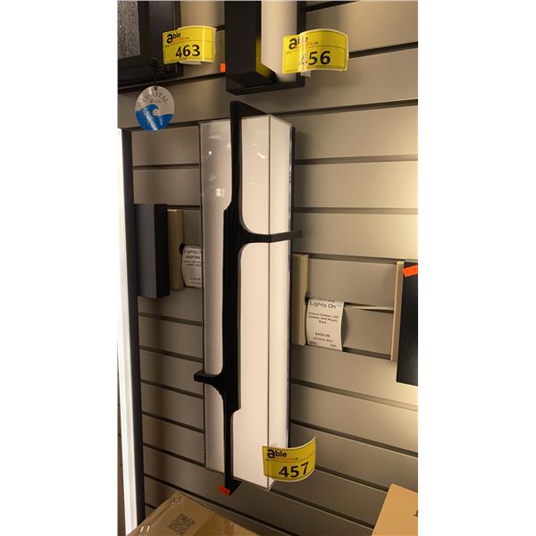 PAIR OF AVENUE OUTDOOR LED WALL MOUNT. BLACK. 24". ONE IN BOX. RETAIL $880