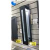 Image 1 : RIVER PATH LED OUTDOOR WALL MOUNT. TEXTURED BLACK, CLEAR BUBBLE OPTICAL CRYSTAL. RETAIL $500