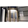 Image 2 : CAMILLO LED OUDOOR WALL MOUNT. TEXTURED BLACK AND BRONZE, CLEAR SEEDED GLASS. RETAIL $670