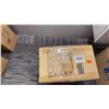 Image 2 : GROUP OF 5 OUTDOOR LIGHTS. MATTE BLACK, LED, VARIOUS SIZES, 1 IN BOX. TOTAL RETAIL +$1000