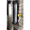 Image 2 : PAIR OF TROY LIGHTING CALLE LED OUTDOOR WALL SCONCES. TEXTURED BLACK, 21". 1 IN BOX. RETAIL $1160