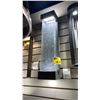 Image 1 : MOONDEW WALL SCONCE 24". GRAPHITE AND GLASS RETAIL $540