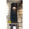 Image 1 : OUTDOOR SINGLE LIGHT WALL SCONCE. STATUARY BRONZE, GRANITE GLASS SMOKED GLASS. RETAIL $890