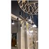 Image 2 : GALA LED CHANDELIER. CHAMPAGNE BRONZE. 36" RETAIL $1100