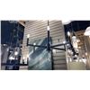 Image 2 : 26" CHANDELIER. BLACK. 6 LED LIGHTS
