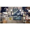 Image 1 : GROUP OF 3 26" CHANDELIER. BLACK IRON. 6 LED LIGHTS. 2 IN BOX