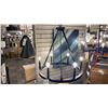 Image 2 : GROUP OF 3 26" CHANDELIER. BLACK IRON. 6 LED LIGHTS. 2 IN BOX