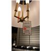 Image 2 : GROUP OF 3 LARGE PENDANT LIGHTS. WHITE FABRIC. RETAIL +$2100
