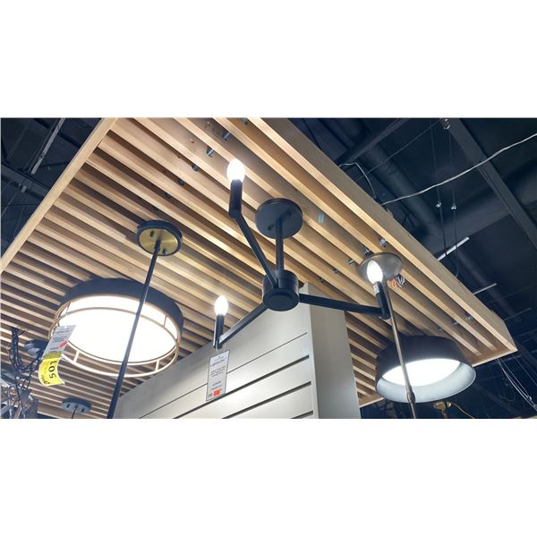 GROUP OF 3 CEILING MOUNT LIGHTS. RETAIL +$800