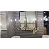 Image 1 : ODENSA 8 LIGHT CHANDELIER. CHAMPAGNE BRONZE. RETAIL $2080