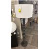 Image 1 : FISHBONE 1 LIGHT FLOOR LAMP. EBONY 66"H RETAIL $1360