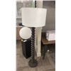Image 3 : FISHBONE 1 LIGHT FLOOR LAMP. EBONY 66"H RETAIL $1360
