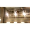 Image 13 : LARGE GROUP LOT OF 13 ASST BATHROOM LIGHTS WITH BRUSHED GOLD FINISHES. RETAIL $4590