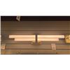 Image 4 : LARGE GROUP LOT OF 13 ASST BATHROOM LIGHTS WITH BRUSHED GOLD FINISHES. RETAIL $4590