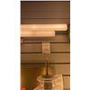 Image 5 : LARGE GROUP LOT OF 13 ASST BATHROOM LIGHTS WITH BRUSHED GOLD FINISHES. RETAIL $4590