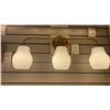 Image 8 : LARGE GROUP LOT OF 13 ASST BATHROOM LIGHTS WITH BRUSHED GOLD FINISHES. RETAIL $4590