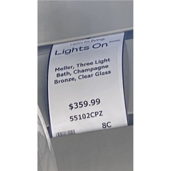 GROUP LOT OF 9 MAINLY ANTIQUE LOOK BATH AND VANITY LIGHTS. RETAIL $4500