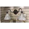 Image 4 : GROUP LOT OF 9 MAINLY ANTIQUE LOOK BATH AND VANITY LIGHTS. RETAIL $4500