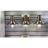 Image 5 : GROUP OF 6 VANITY FIXTURES. ASST STYLES. GOLD/BRASS. RETAIL $2000