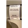 Image 6 : GROUP OF 6 VANITY FIXTURES. ASST STYLES. GOLD/BRASS. RETAIL $2000