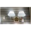 Image 9 : GROUP OF 6 VANITY FIXTURES. ASST STYLES. GOLD/BRASS. RETAIL $2000