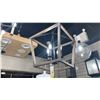 Image 4 : GROUP OF 4 LEVICO LIGHTING. 4 LIGHT LANTERN STYLE. BLACK, ANTIQUE BRONZE. RETAIL $880 3 IN BOX