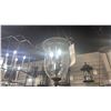 Image 1 : CAPITAL LIGHTING BYNES 3 LIGHT FOYER PENDANT. BURNISHED BRONZE, SEEDED GLASS, 14"D