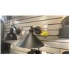 Image 1 : GROUP OF 10- 9 IN BOXES. VAXCEL DUNBAR OUTDOOR WALL LIGHT. MATTE BLACK, GOLD METAL SHADE.