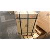 Image 5 : GROUP OF 10- 9 IN BOXES. VAXCEL DUNBAR OUTDOOR WALL LIGHT. MATTE BLACK, GOLD METAL SHADE.