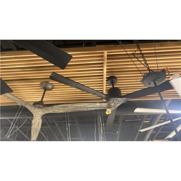 52" NAN FAN WITH REMOTE. MATTE BLACK. IN BOX