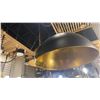 Image 2 : GROUP OF 4 CRYSTORAMA SOTO SINGLE LIGHT PENDANT. MATTE BLACK, ANTIQUE GOLD. RETAIL $1280