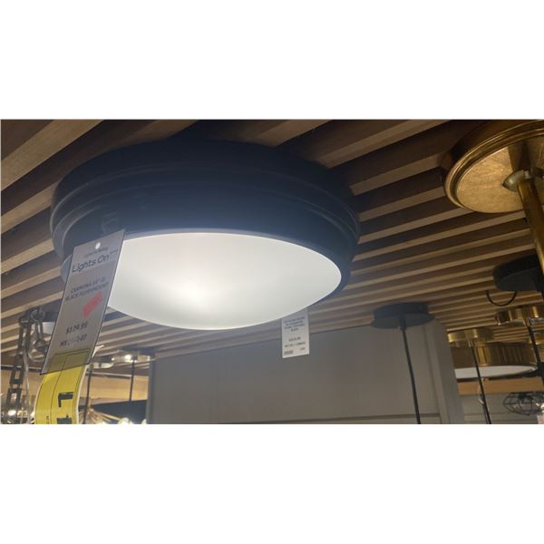 LARGE GROUP OF APPROX 20 FLUSH MOUNT LIGHTS. VARIOUS SIZES AND FINISHES. RETAIL +$5700