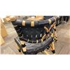 Image 2 : PAIR OF BAR HEIGHT STOOLS. BLACK LEATHER AND BAMBOO. ATTRACTIVE.