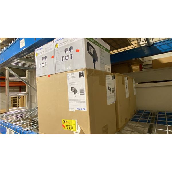 GROUP LOT OF 15 KICHLER LED FLOODLIGHTS