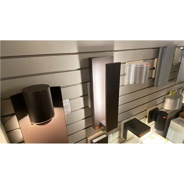 GROUP OF 6 TECH LIGHTING NATE 700OWNTE17Z-LED930 RETAIL $2860 OUTDOOR SCONCES.